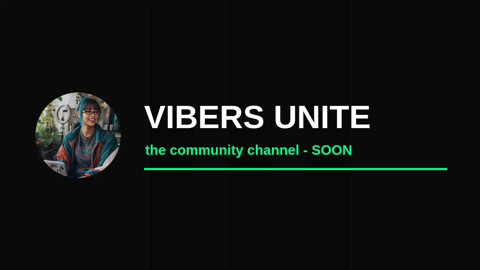 Vibers Unite community channel banner