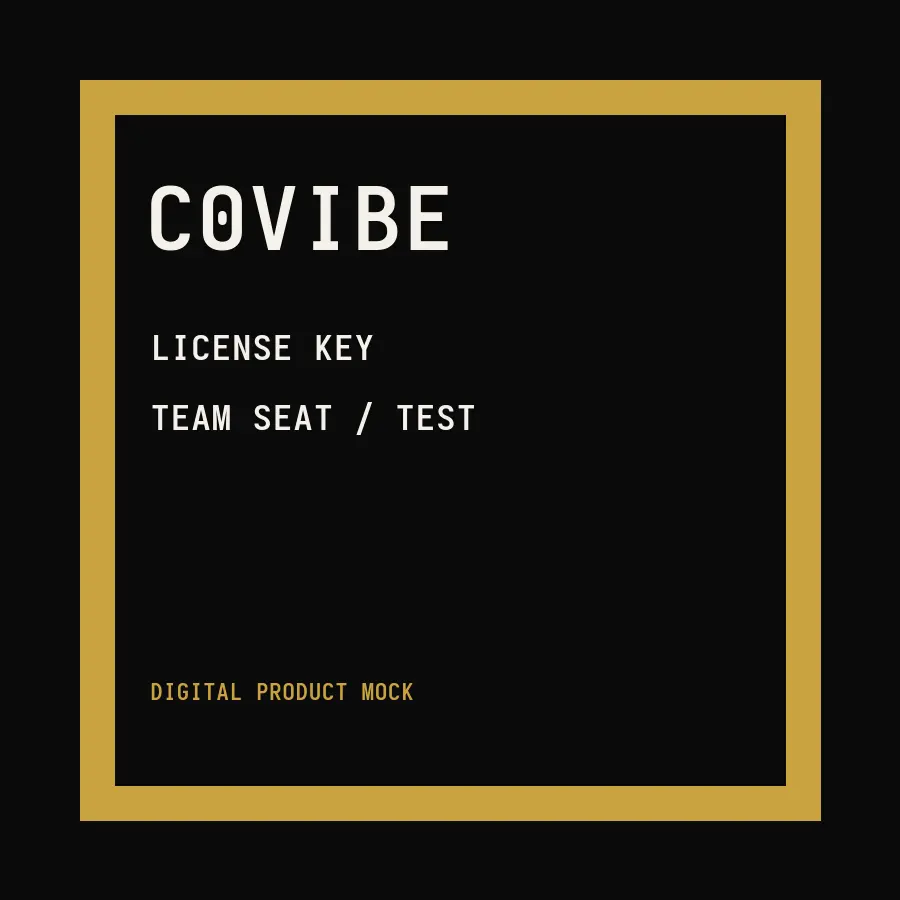 C0Vibe digital license card