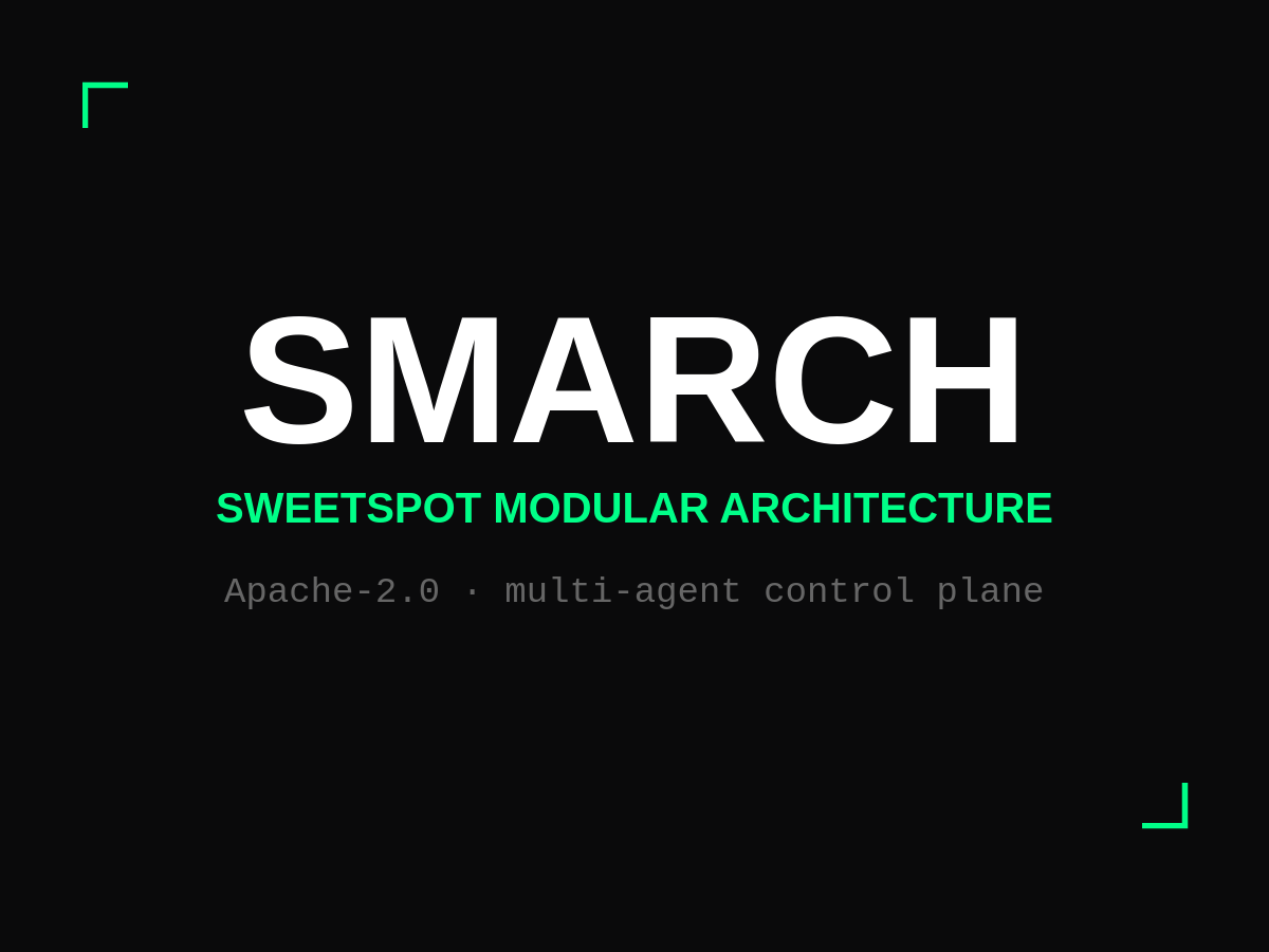 SMARCH, the modular architecture control plane